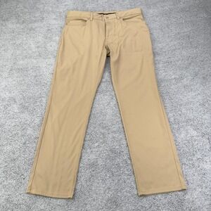 Brooks Brothers Pants Mens 36x30 Khaki Performance 5 Pocket Stretch Chino Preppy